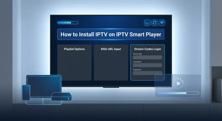 Comment installer IPTV sur IPTV smart player