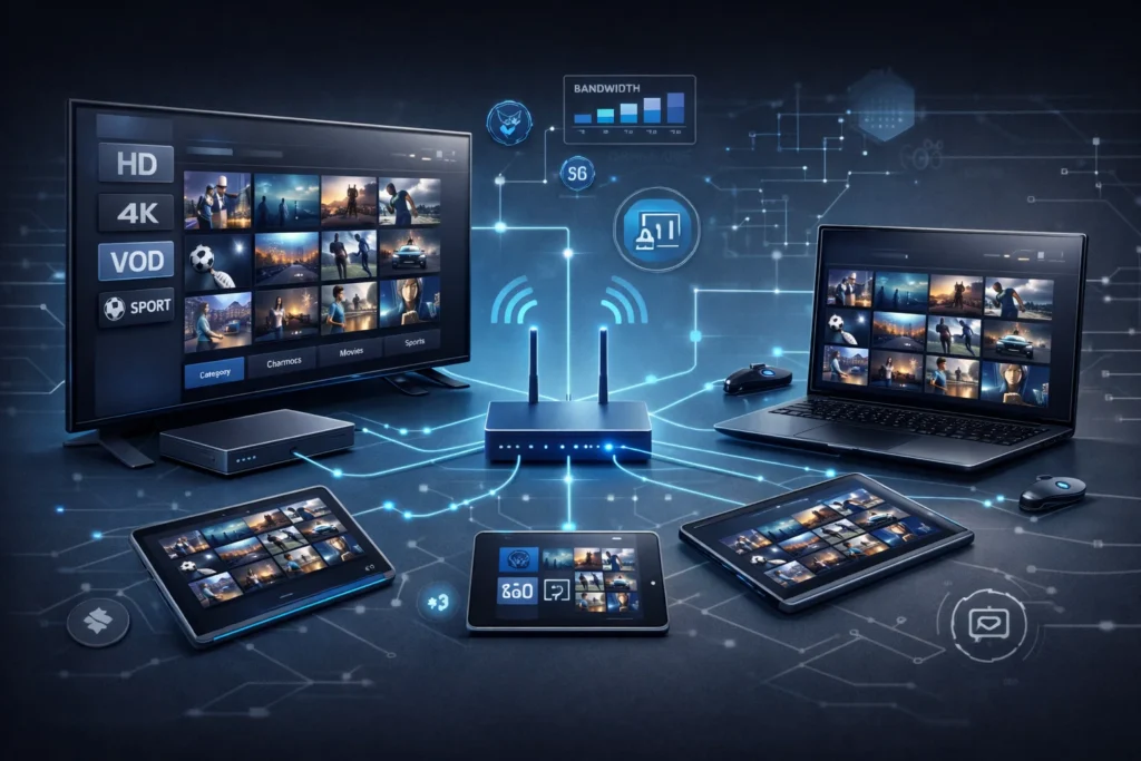 Puis-je utiliser IPTV sur plusieurs appareils ?