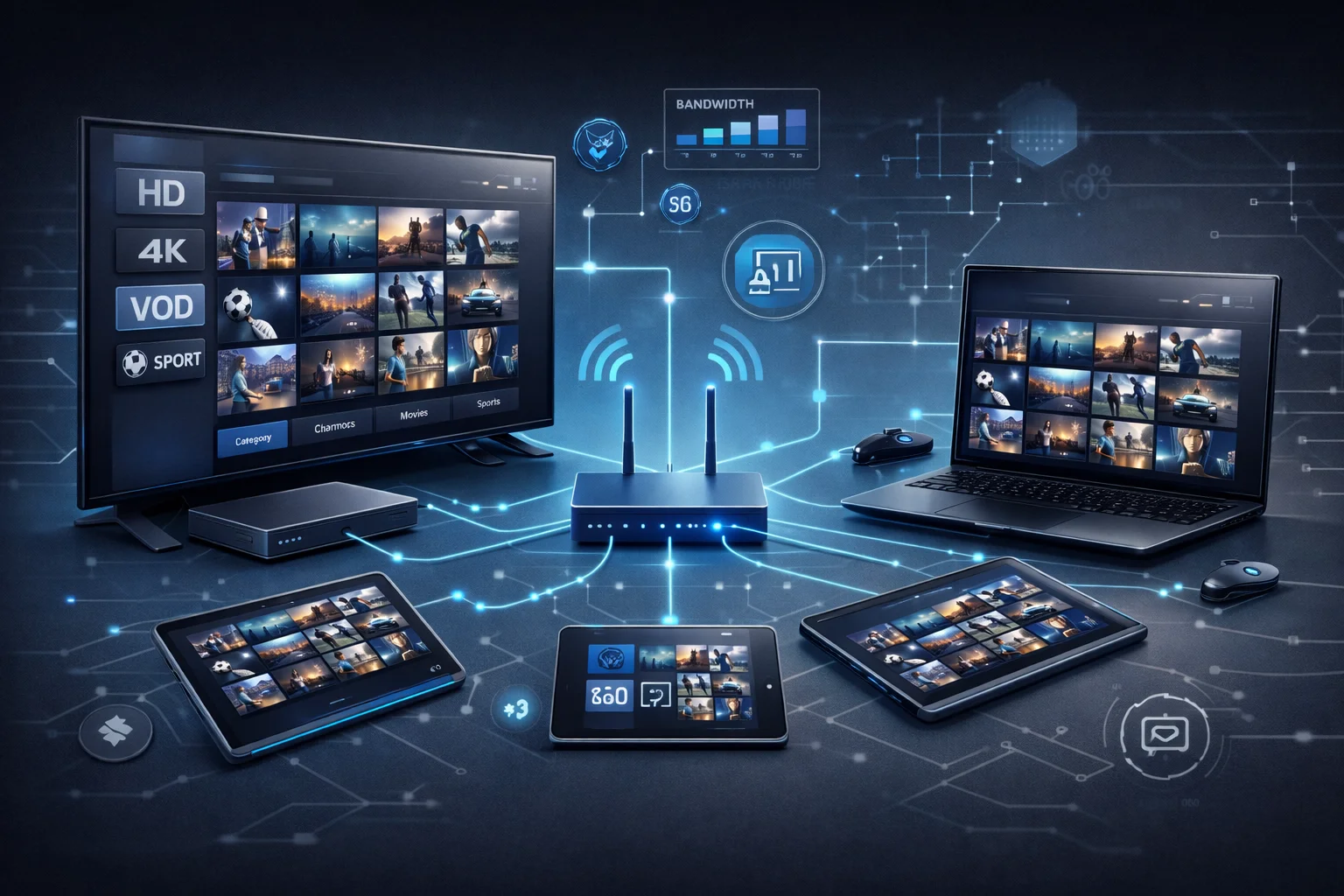 Puis-je utiliser IPTV sur plusieurs appareils ?