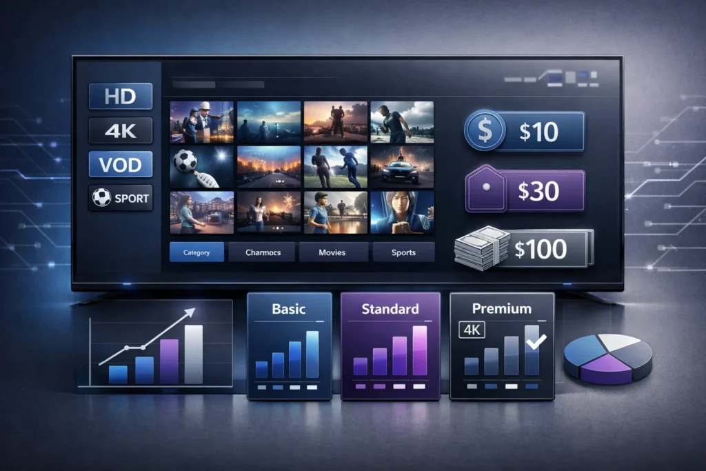 Combien coûte un abonnement IPTV ?