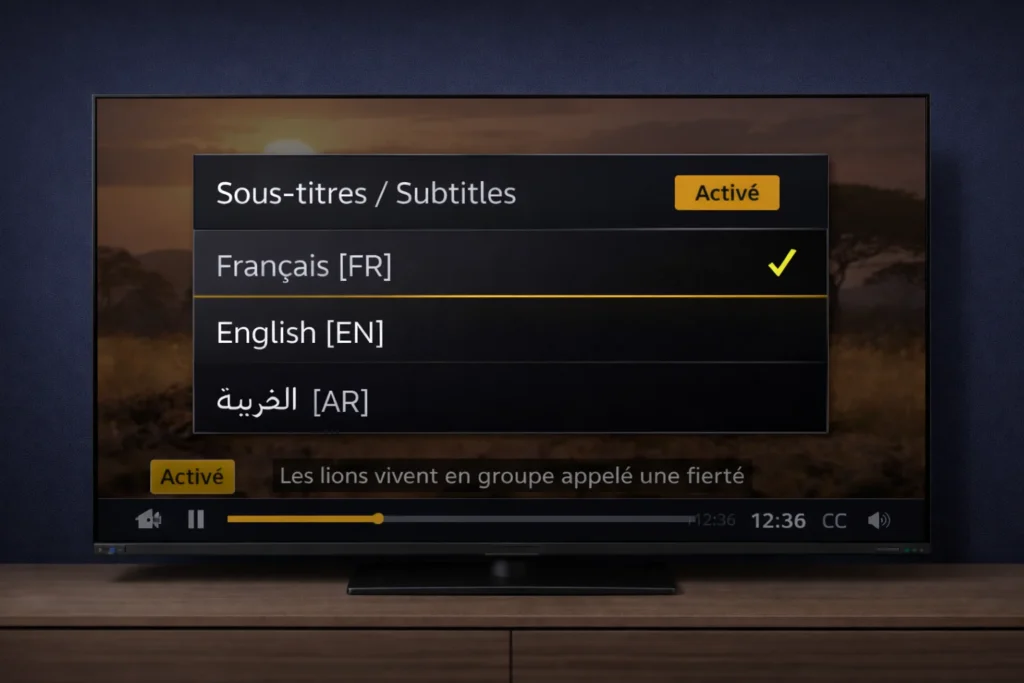 Comment activer les sous-titres sur IPTV ?