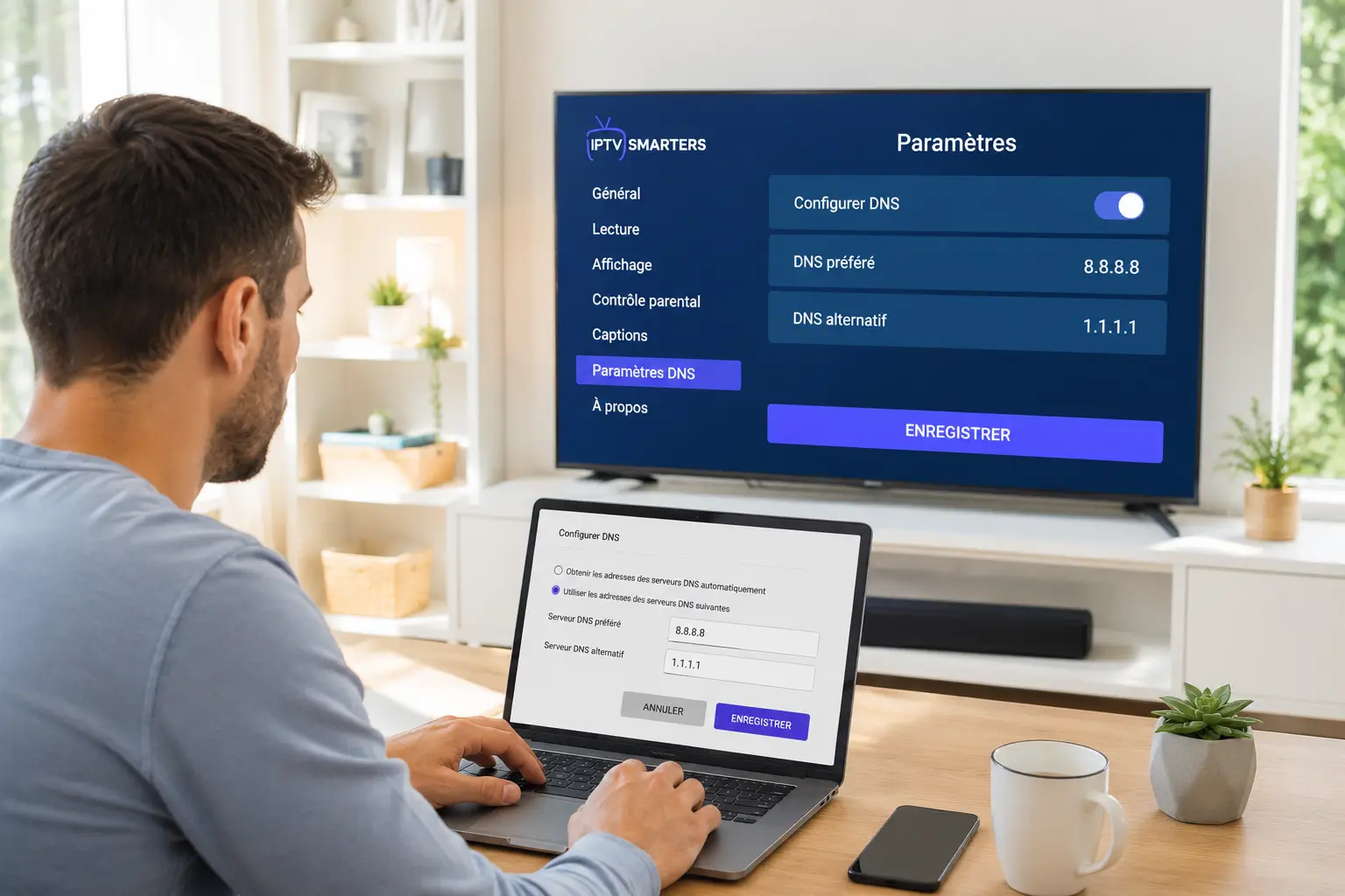 dns pour iptv