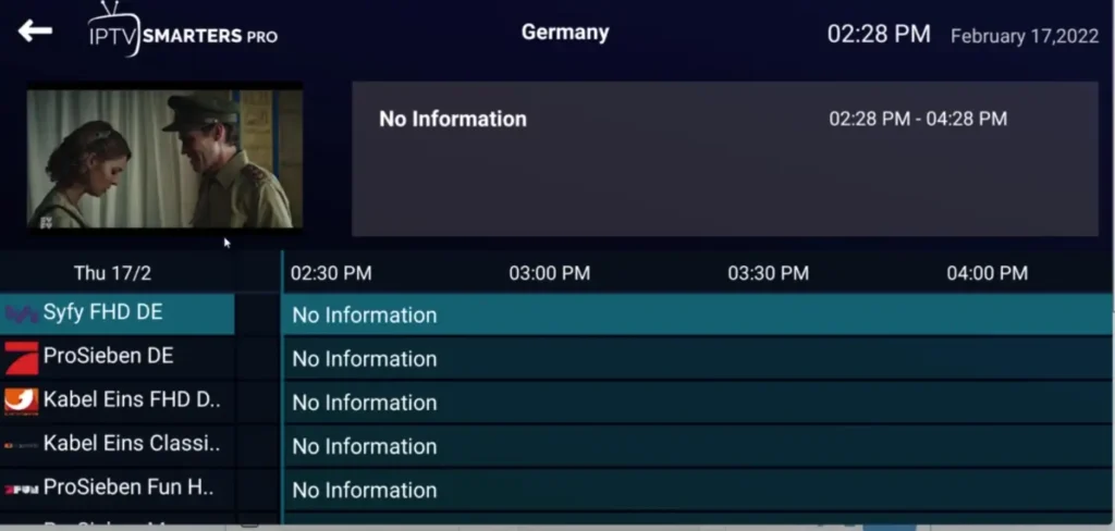 programme epg