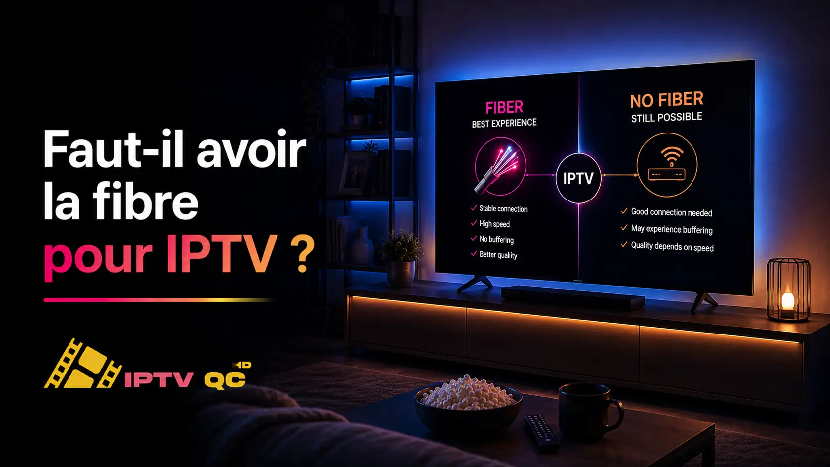 avoir la fibre pour iptv